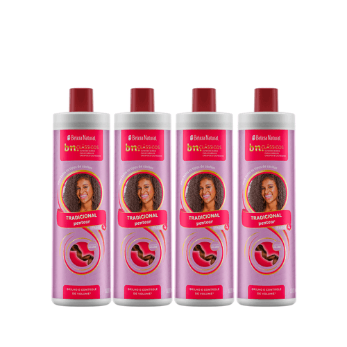 Kit Creme de Pentear Tradicional 1l (4 itens) | bn.Cachos Kit Creme de Pentear Tradicional 1l (4 itens) | bn.Cachos